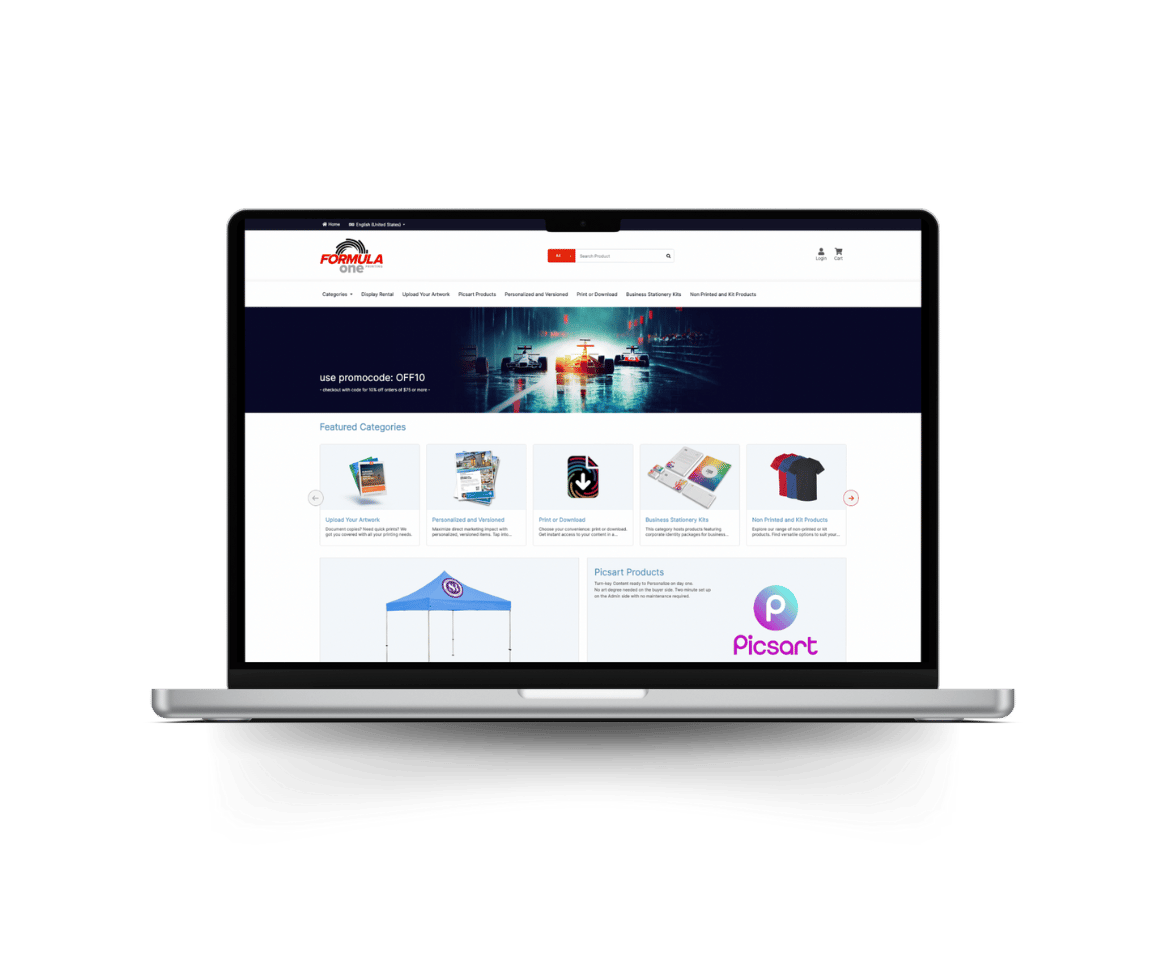 Web to Print Software for Printers | MarketDirect StoreFront