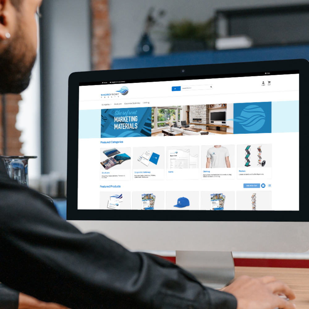 What is web to print software